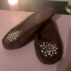 New “suede” moccasins by GAP worn 1-2 times inside and once outside. Cute/comfy
